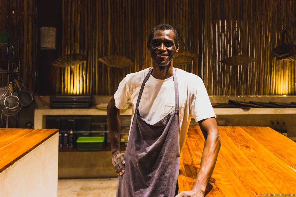 Noma's dishwasher and now co-owner Ali Sonko