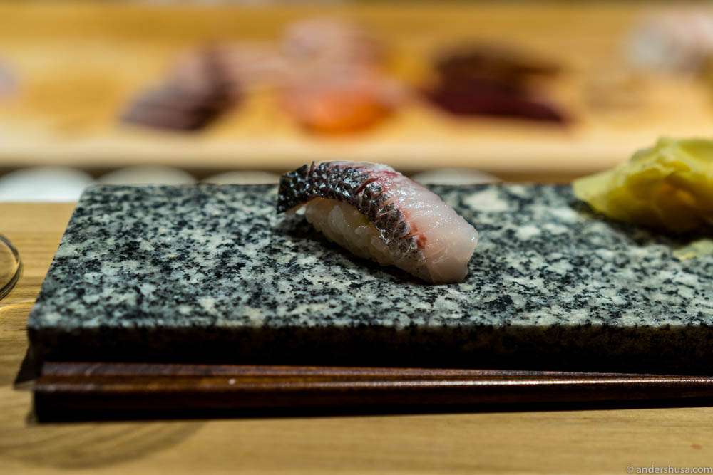 Sea bass yubiki & Okinawa salt
