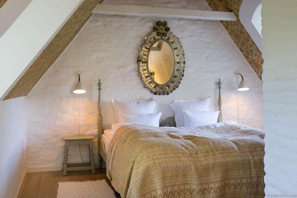 The bedroom upstairs in our suite