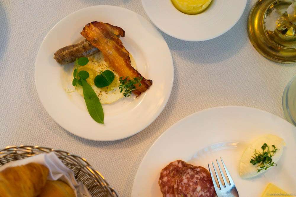 Breakfast is served at Falsled Kro