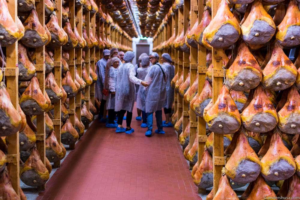 The final resting place – the aging room