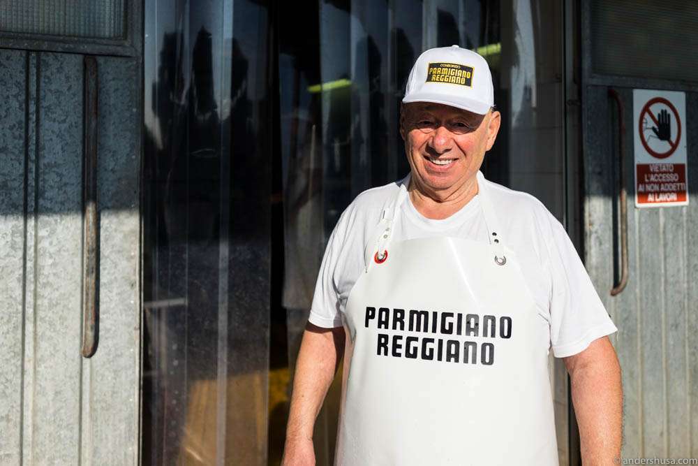 Grandpa Giorgio has made cheese for 60 years!