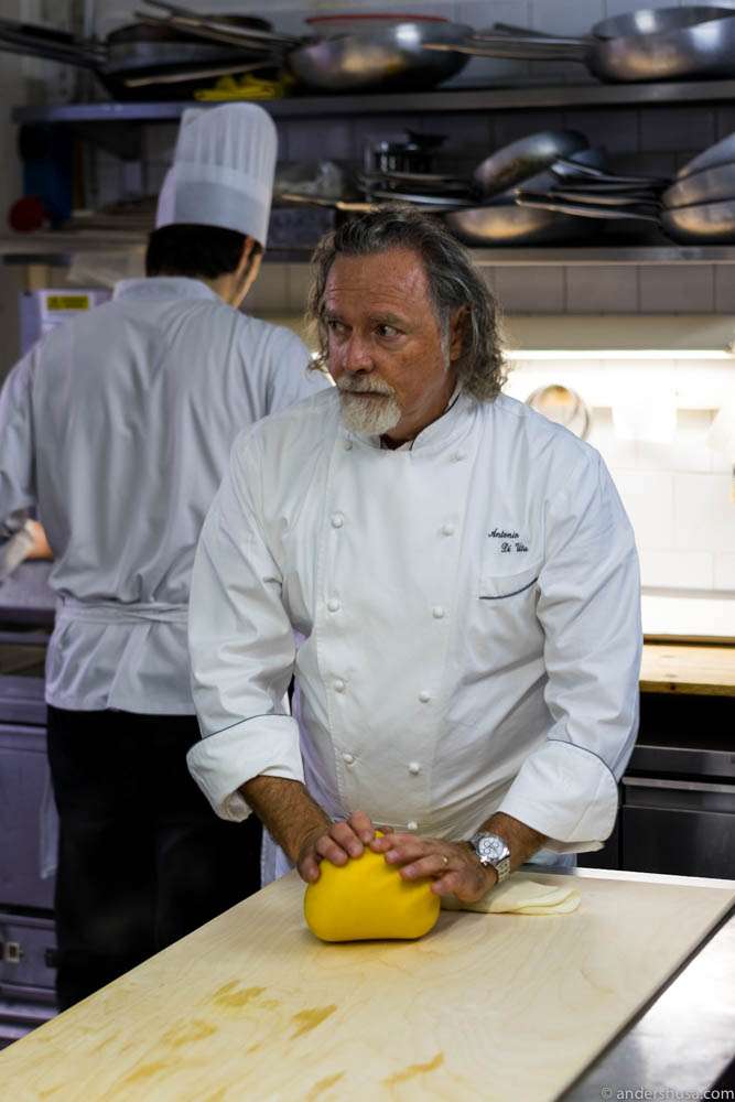Head chef Antonio Di Vita at Parma Rotta