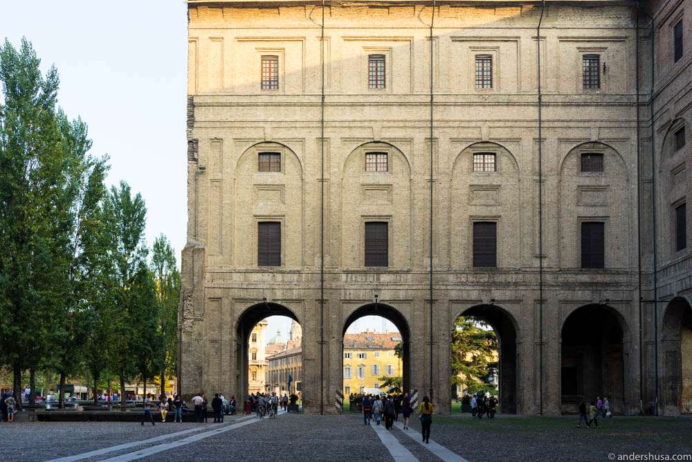 Palazzo della Pilotta, home of the Teatro Farnese, in Parma city
