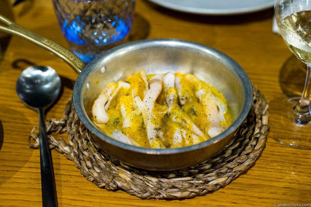 Razor clams at Estimar
