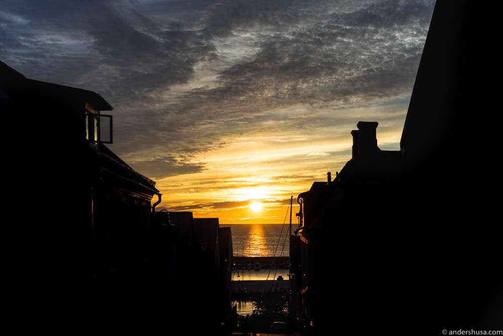 Sunset over Visby