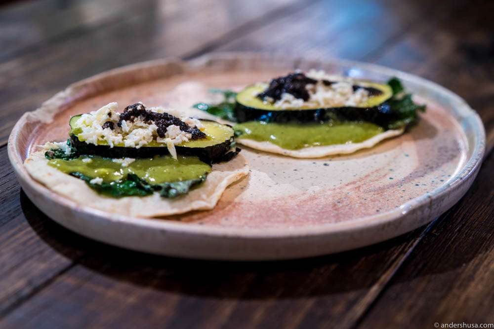 Squash taco