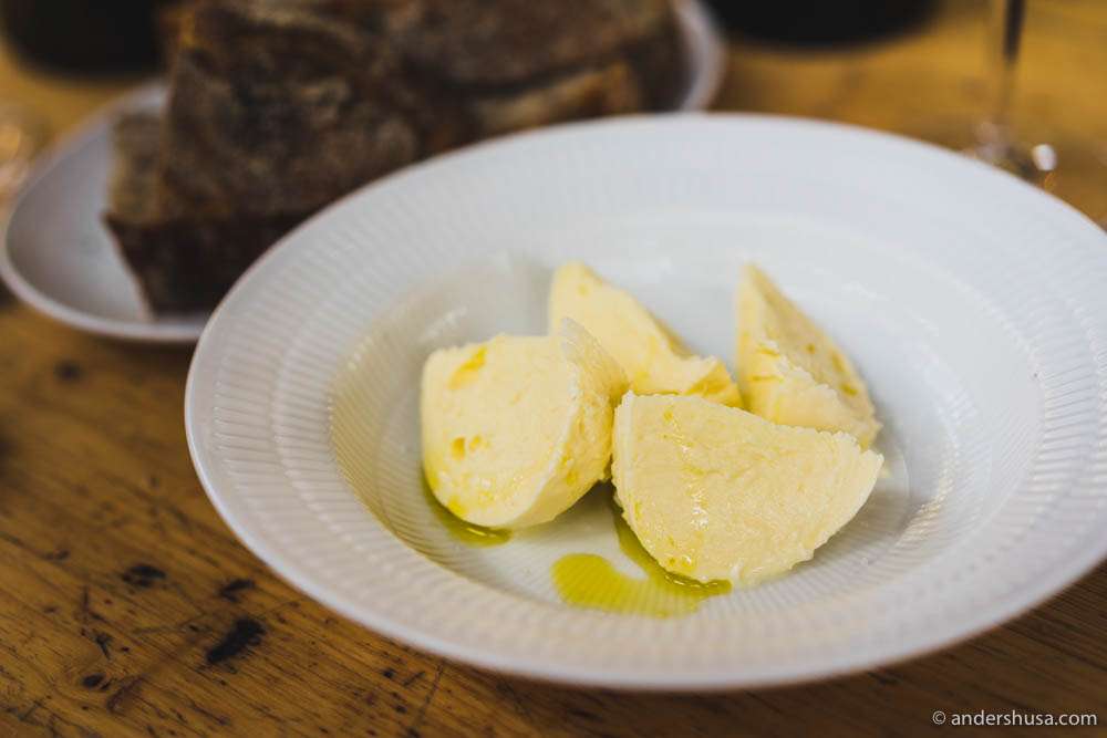 Bæst's homemade mozzarella