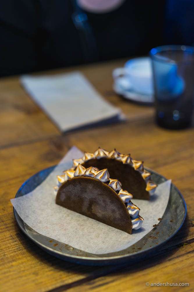 Blueberry ice cream sandwich