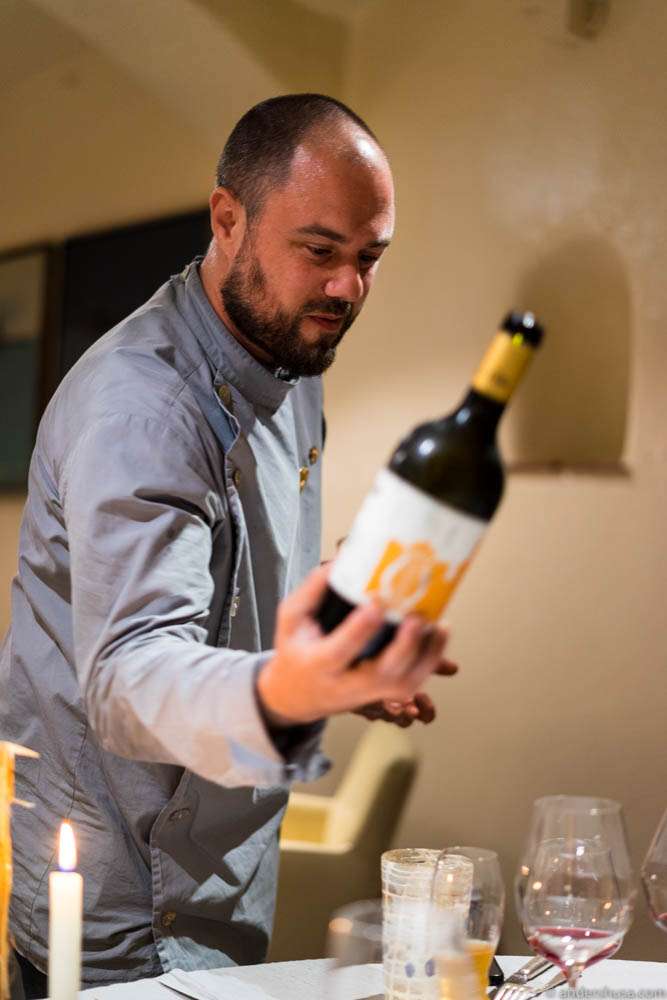 Head sommelier Peter Müller