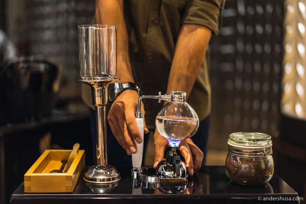 Time for siphon coffee!