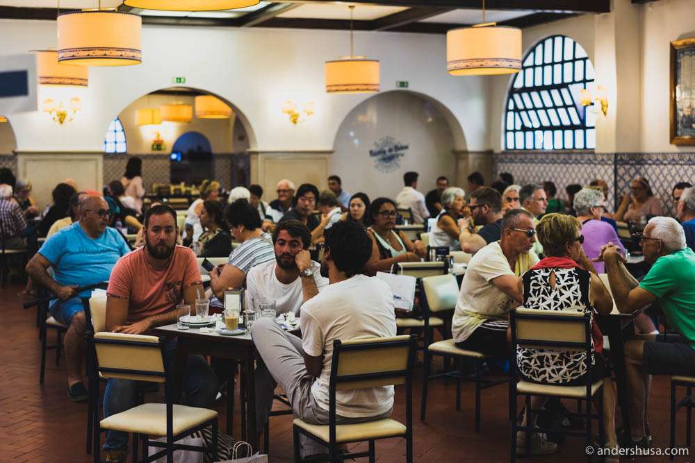 Seating space for hundreds of customers