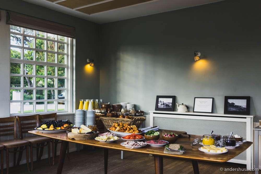 The breakfast buffet. Made with love