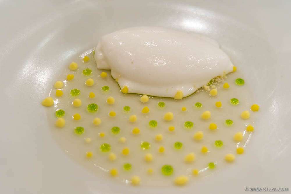 Foamy Champagne ice cream