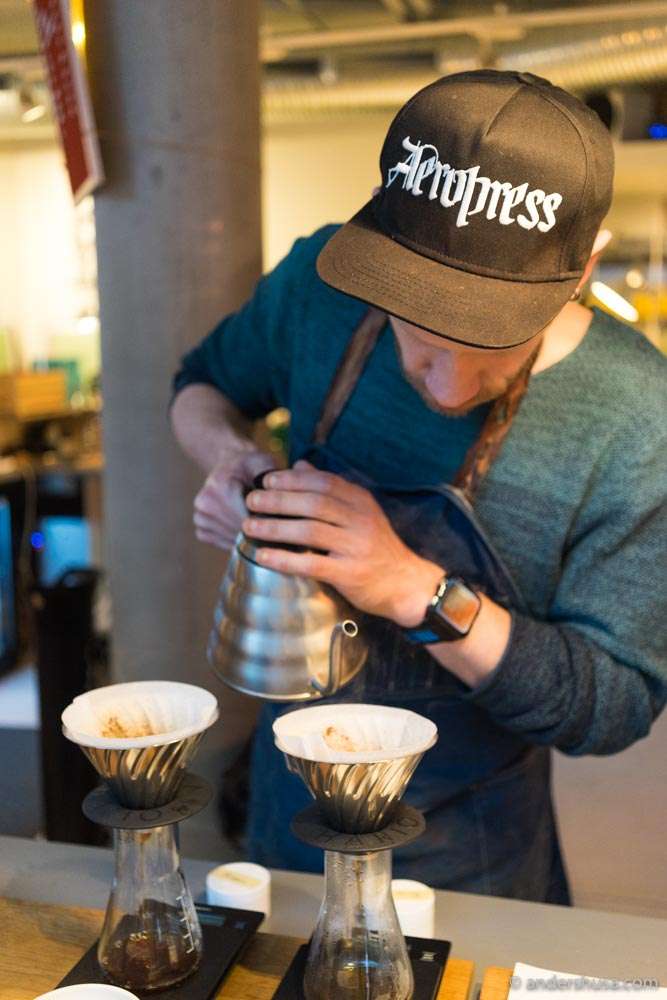 Barista and roaster Tony Jacobsen.