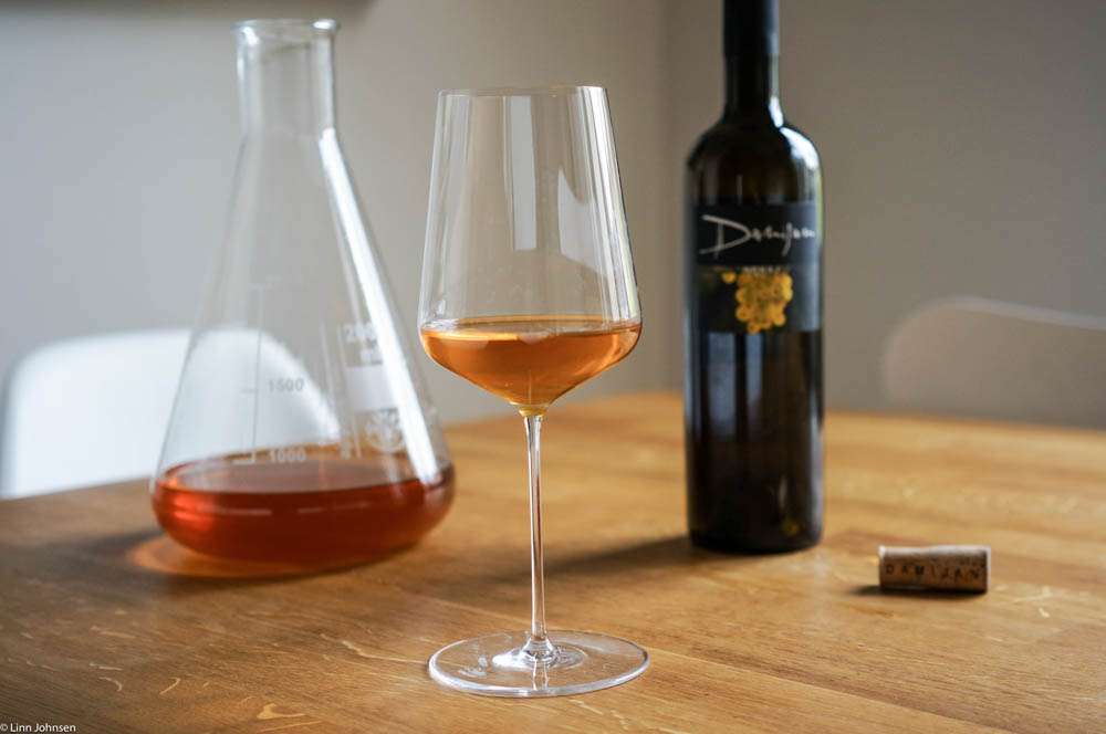 Orange wine! Photo: Linn Johnsen