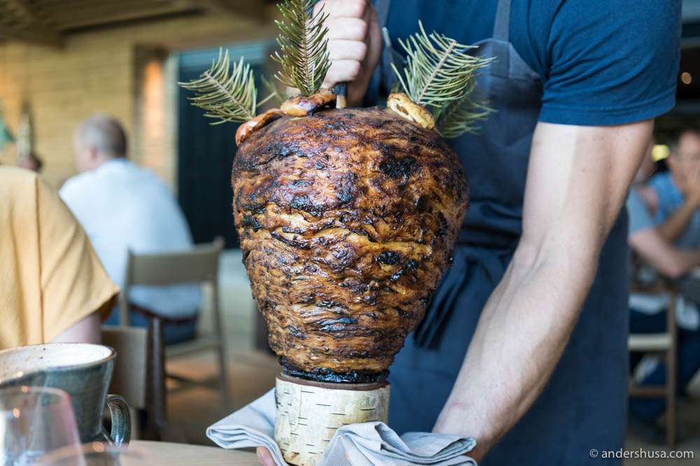 Presenting the celeriac shawarma