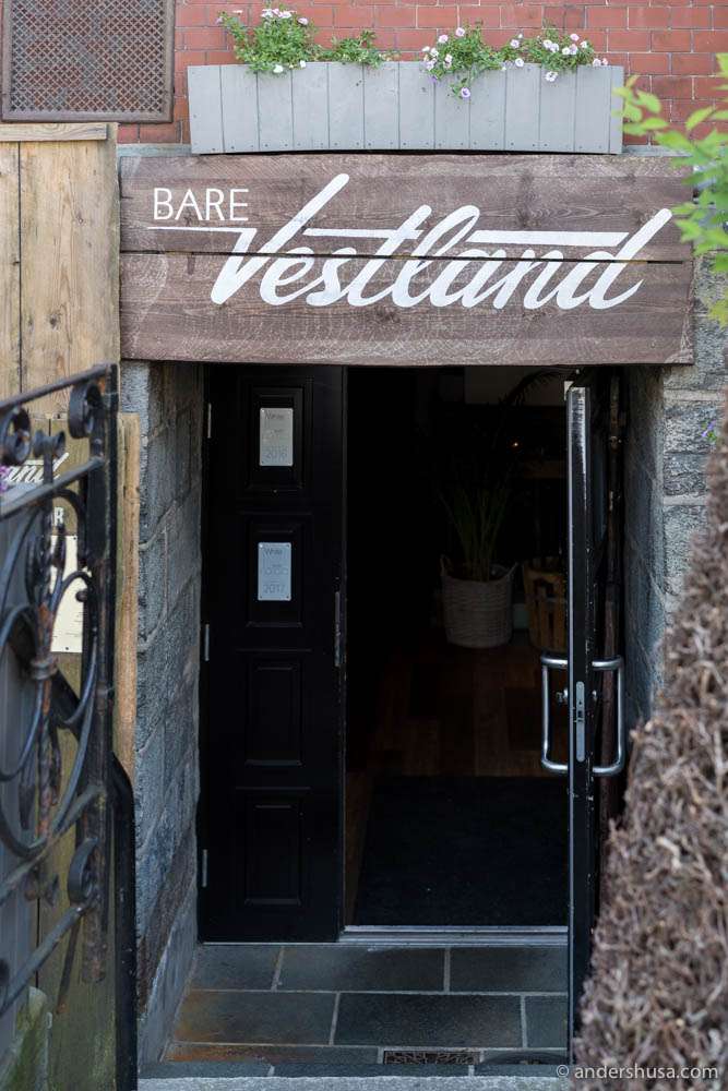 Restaurant Bare Vestland in Bergen