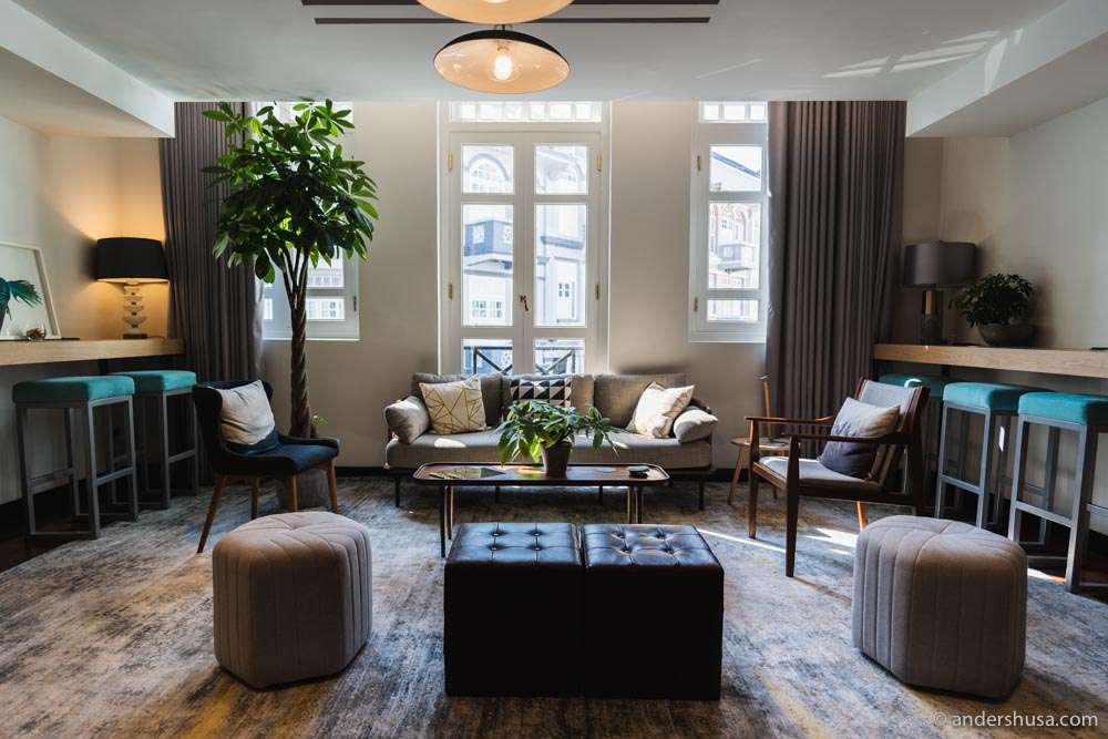 The living room of KēSa House, where you can chill!
