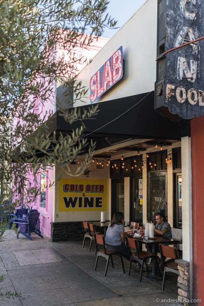 Slab's brick and mortar location on west 3rd Street.