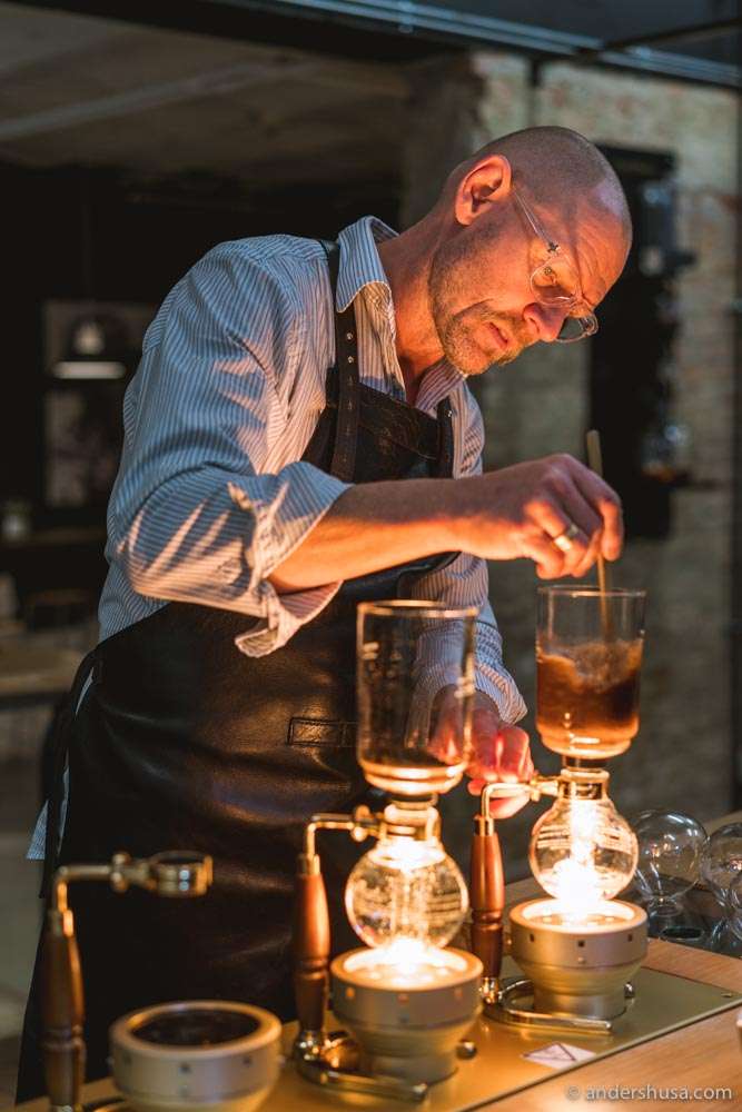 Stiller's Coffee is a combined roastery, lab, and coffee shop.