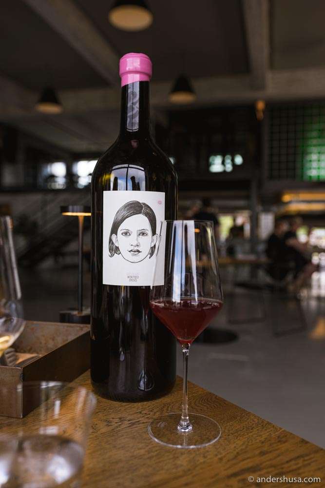 A Jeroboam bottle of Gut Oggau, Winifred.