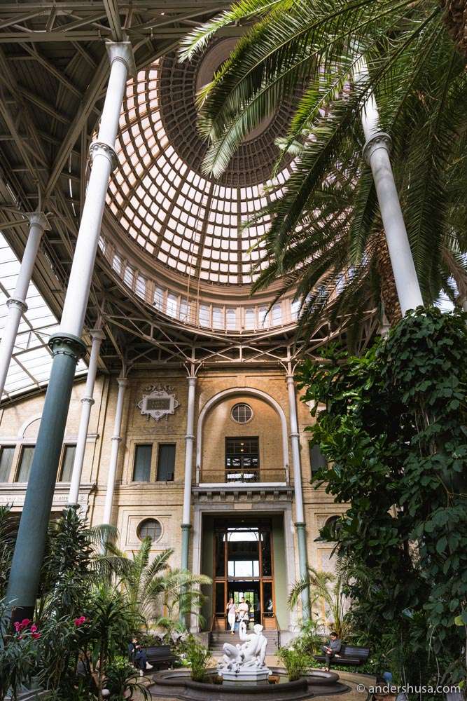 The spectacular atrium in Copenhagen's Glyptoteket.