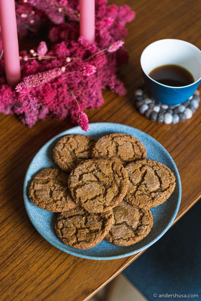 Chewy molasses cookies are the perfect holiday dessert!