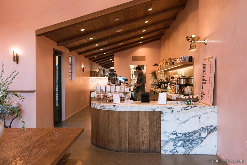 Neighborhood is one of our favorite coffee shops in Los Angeles.