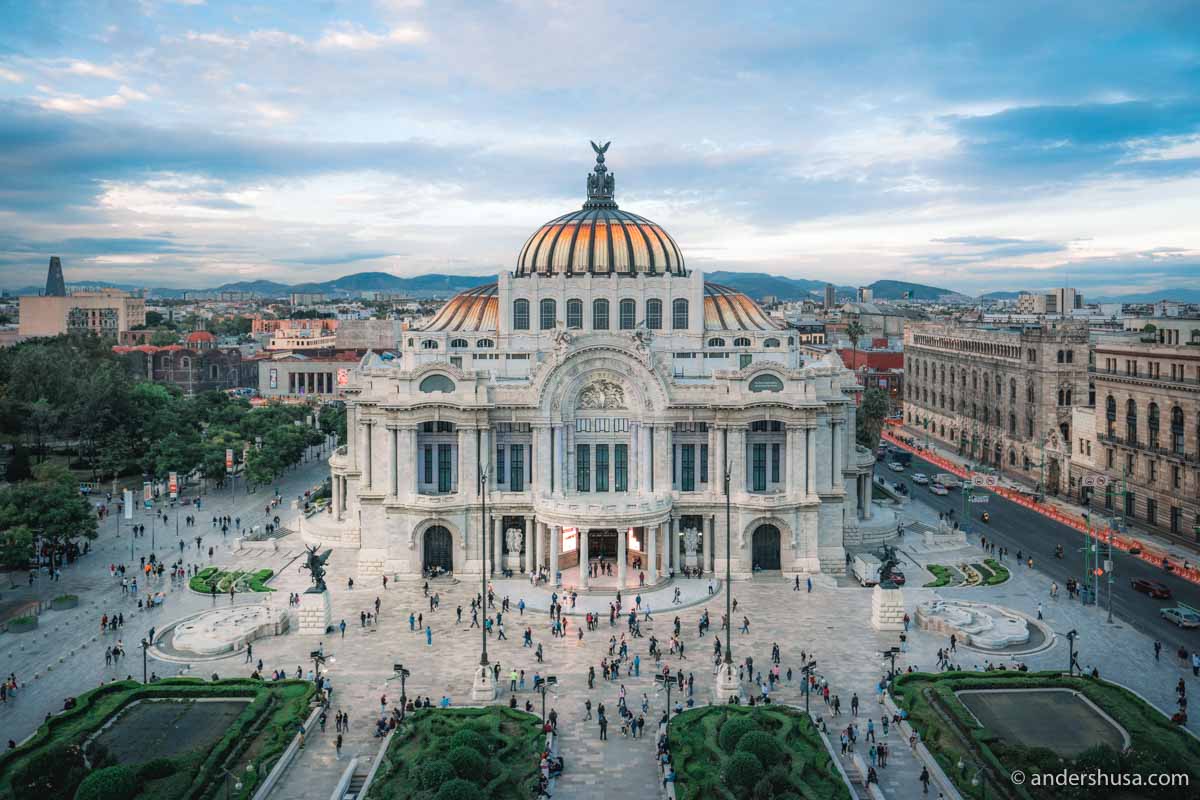 Mexico City Tourist Attractions Map