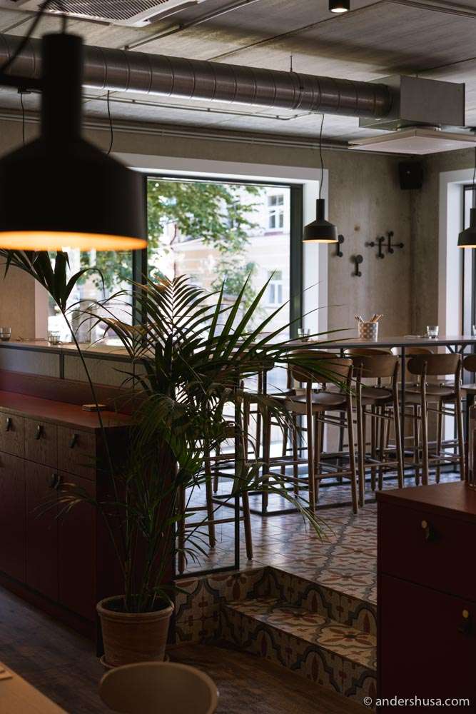 The charming interior at Tsunft.