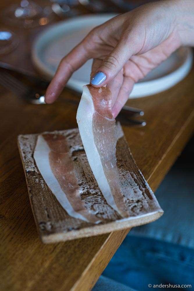 Delicious local ham!