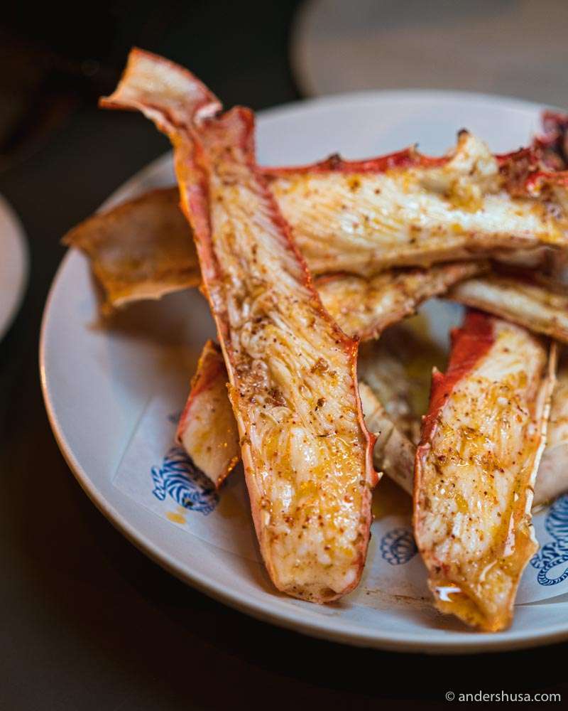 King crab with espelette pepper.