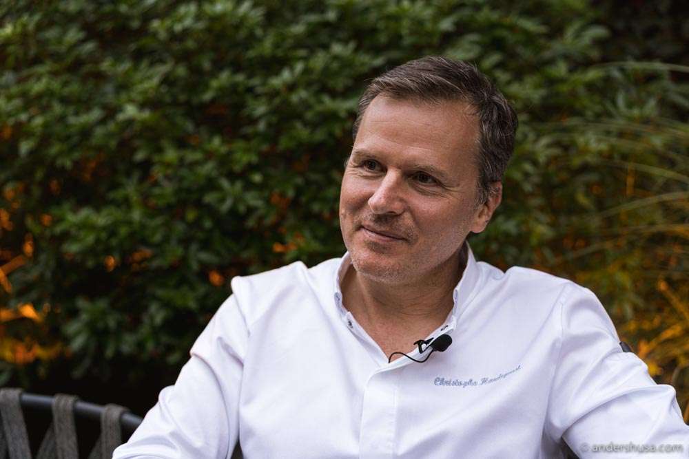 Chef Christophe Hardiquest of Bon Bon in Brussels.