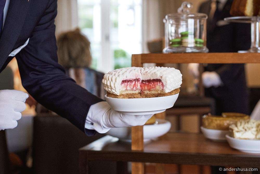 Try as many treats from the trolley as your heart desires.