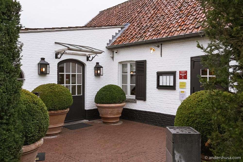 Hof Van Cleve is located inside an old farmhouse about a 30 minute drive outside of Ghent.