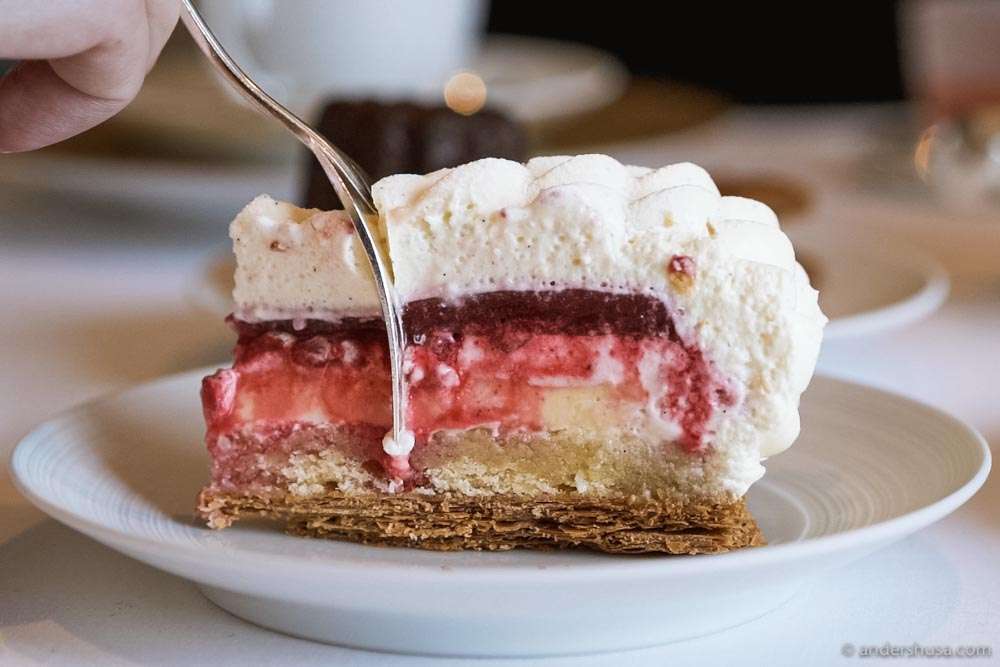 This dessert trolley was the highlight of our meal – such incredible pastries.