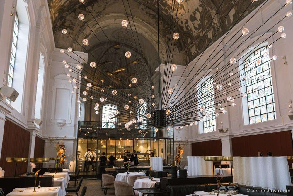 The spectacular dining room of The Jane.