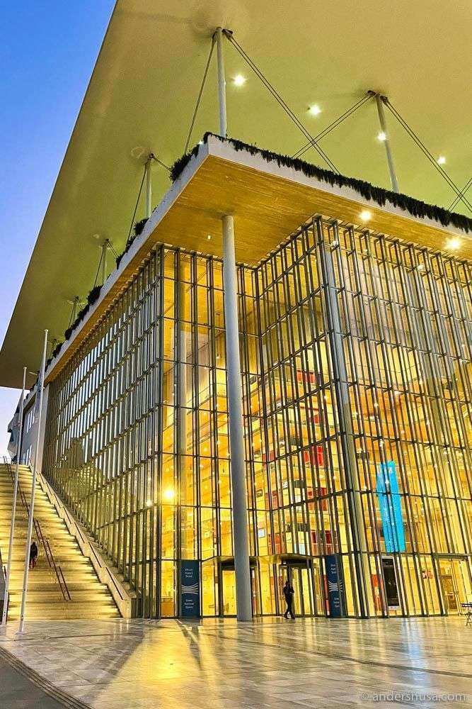 Delta is located directly above the Greek National Opera.