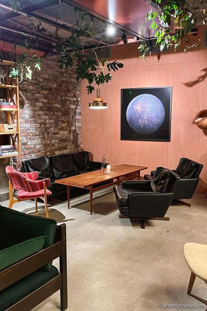 We love the cozy interior at Bellies.