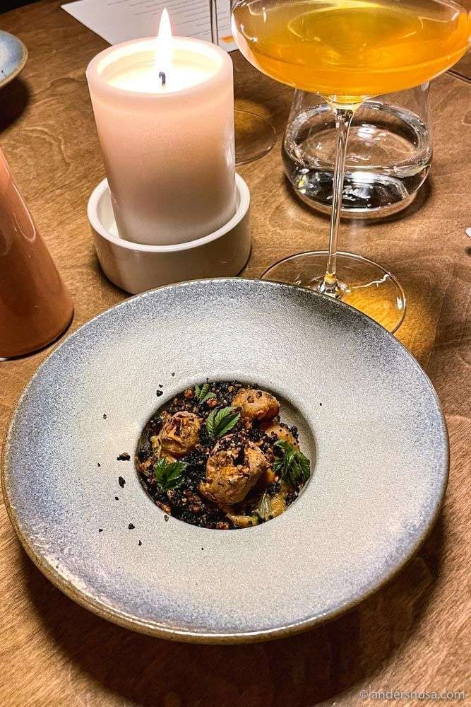 Jerusalem artichoke, malt, and ground elder.