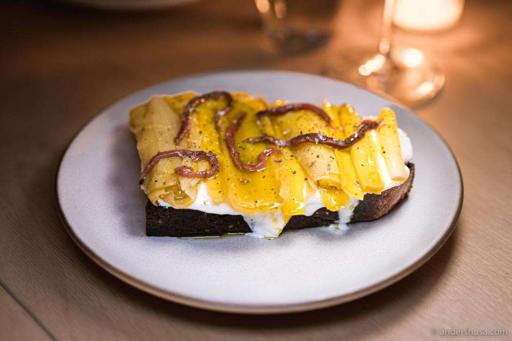 Come to The Four Horsemen for the natural wine, but stay for the food.