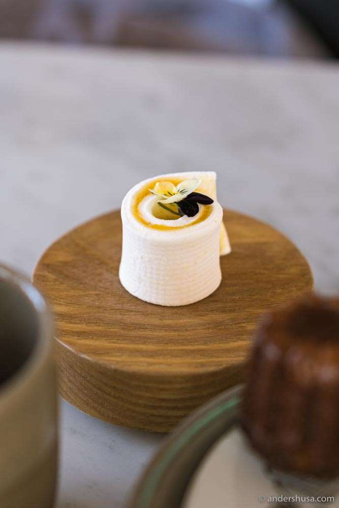 Marshmallow & citrus marmalade.