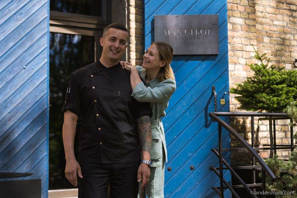 Husband and wife Max Cekot and Natalia Golubova.