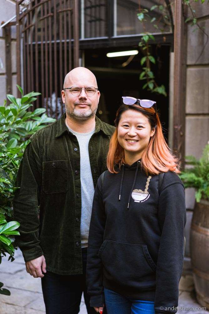 Head chef Will King-Smith and restaurant manager Megan Leung.