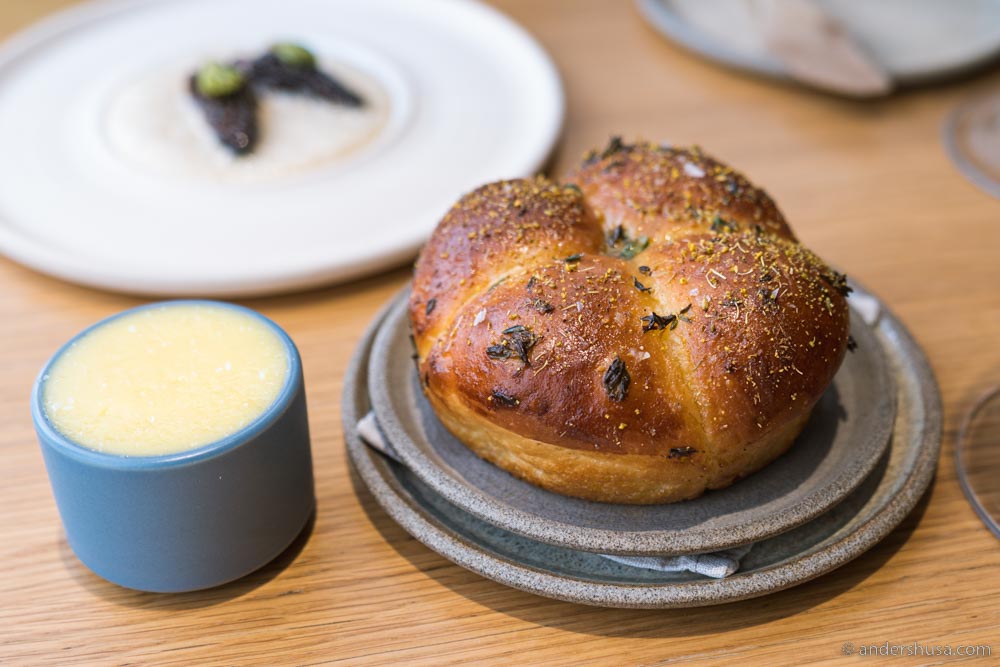 We had the best bred serving, and one of the best meals of the year, at Grön in Helsinki.